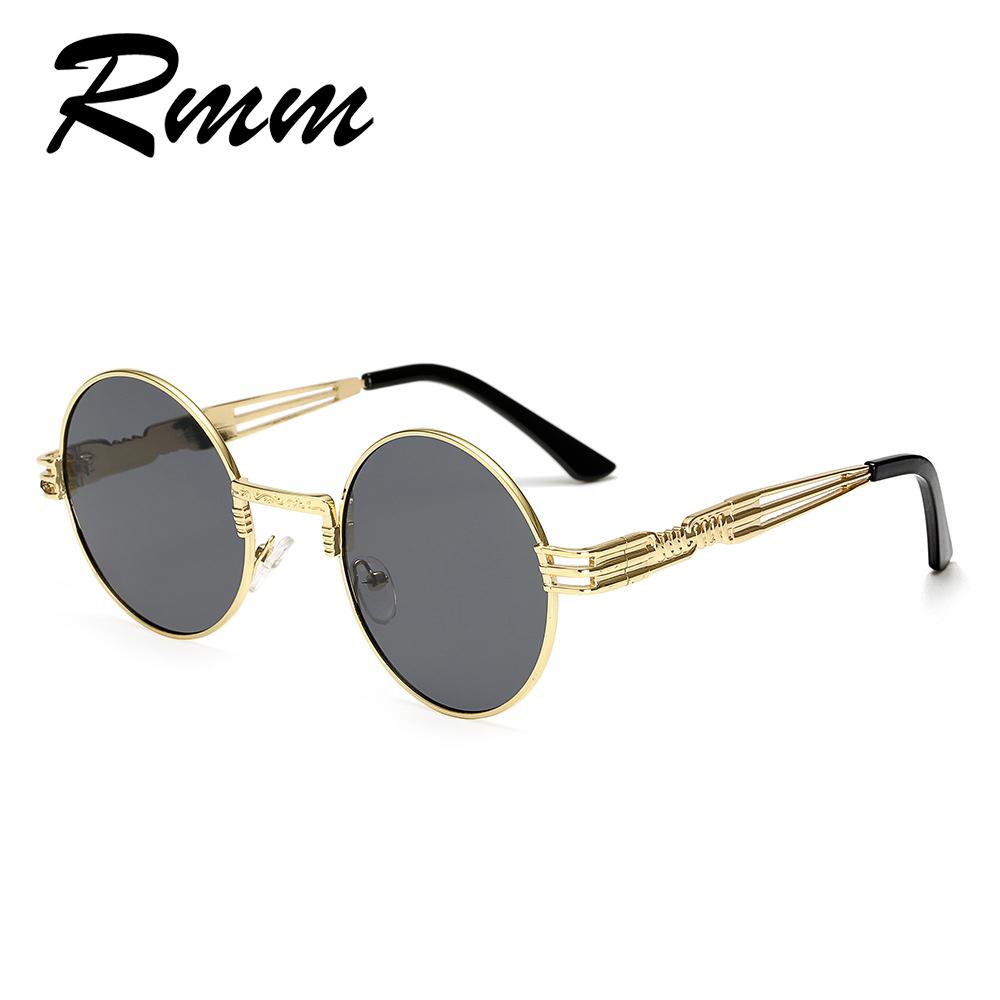 RMM Gothic Steampunk Sunglasses Men Women Metal frame Eyeglasses Round sunglasses Brand Designer Sun glasses for male female
RMM Gothic Steampunk Sunglasses Men Women Metal frame Eyeglasses Round sunglasses Brand Designer Sun glasses for male female