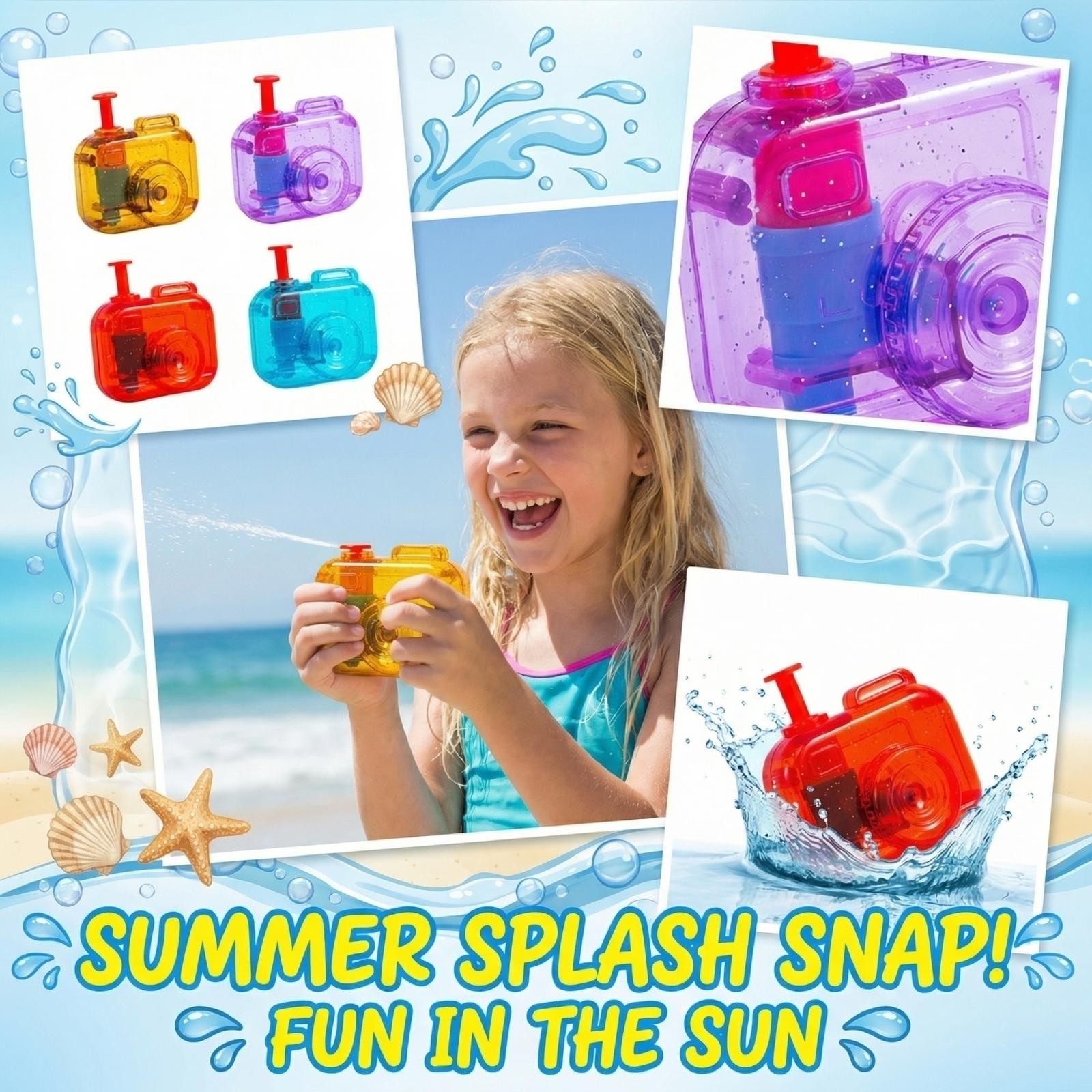 Randomly Colored Simulated Camera Water Perfect For Summer Outdoor Beach Play, Water Spray Children s Prank Water Toy. One Size
Randomly Colored Simulated Camera Water Perfect For Summer Outdoor Beach Play, Water Spray Children s Prank Water Toy. One Size