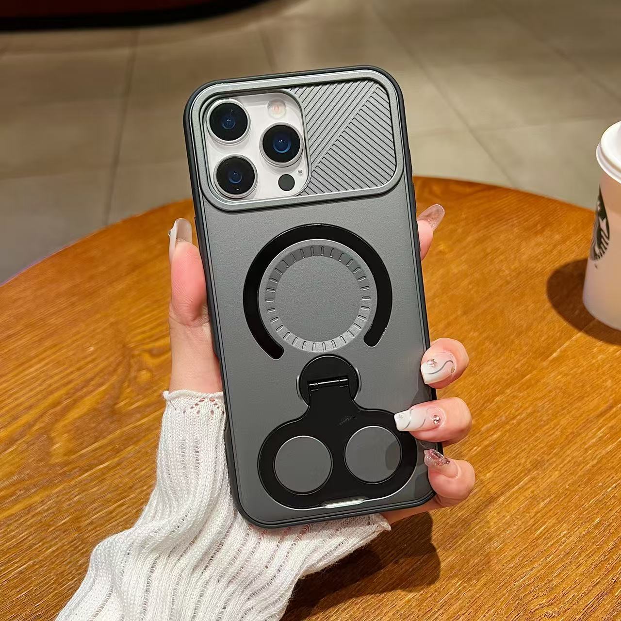 Armor Shockproof Magnetic Wireless Charging Protective Cover For Iphone 16E 16 15 14 13 17 Pro Max Plus Air Bracket Case For iphone 17
Armor Shockproof Magnetic Wireless Charging Protective Cover For Iphone 16E 16 15 14 13 17 Pro Max Plus Air Bracket Case For iphone 17