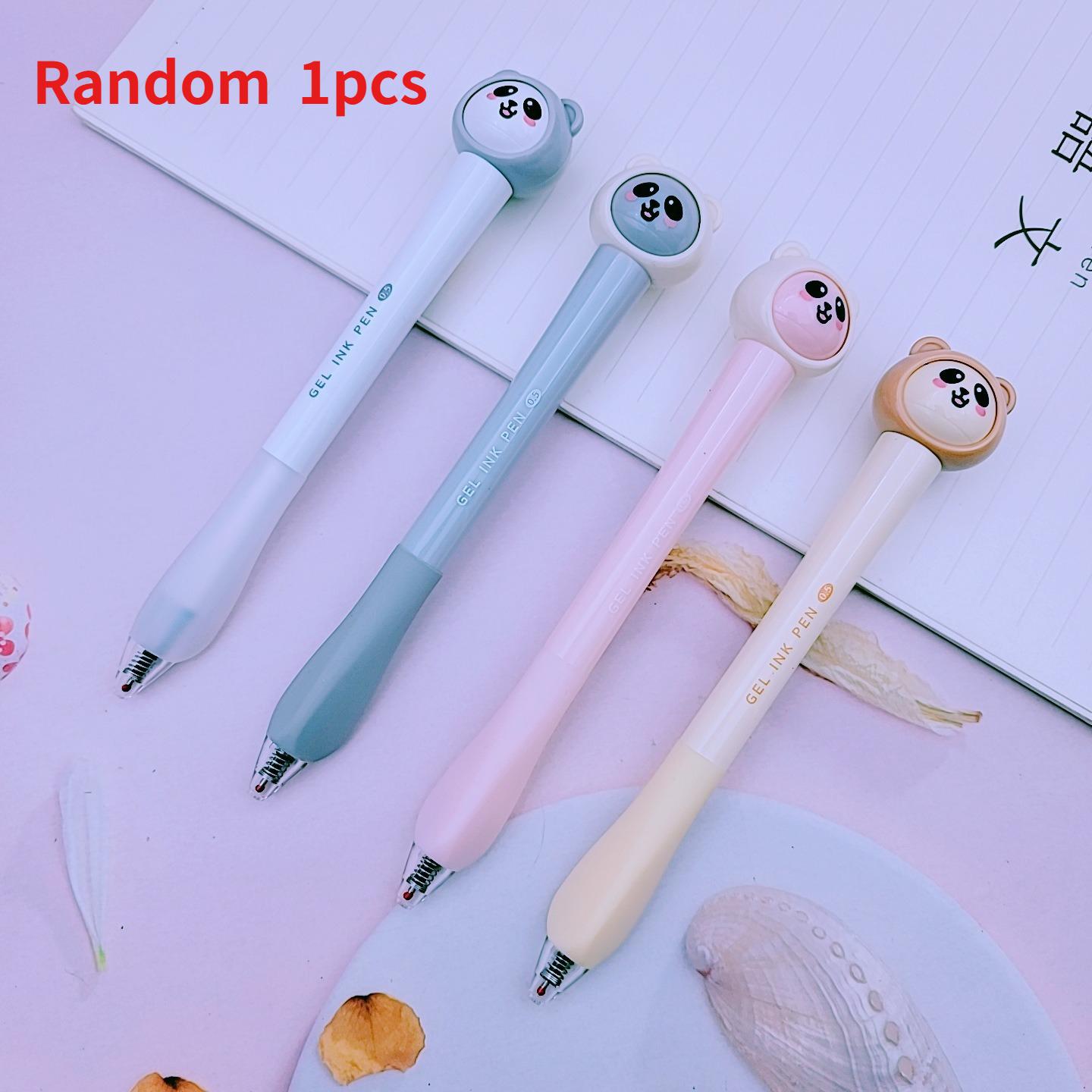 Bear Mechanical Pencil with Rotating Face, Triangular Posture-Correcting ST Tip, Cute Cartoon Water Pen, Birthday Gift Pen
Bear Mechanical Pencil with Rotating Face, Triangular Posture-Correcting ST Tip, Cute Cartoon Water Pen, Birthday Gift Pen