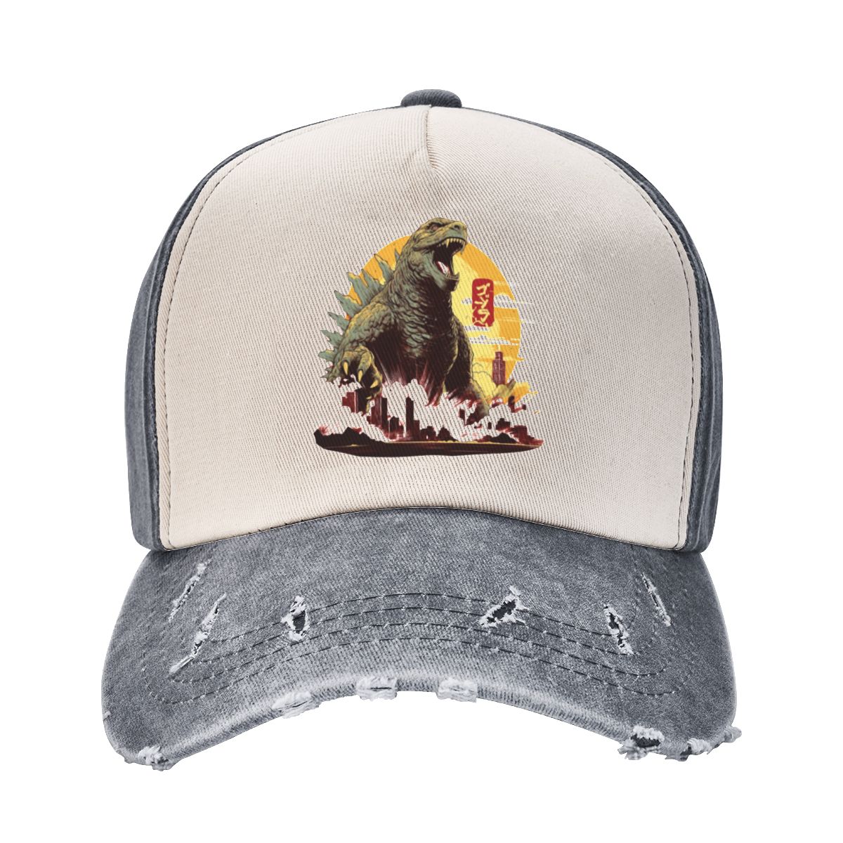 Baseball Cap Godzillaed Accessories for Unisex Women Vintage Distressed Denim Dad Hat Gift One Size
Baseball Cap Godzillaed Accessories for Unisex Women Vintage Distressed Denim Dad Hat Gift One Size