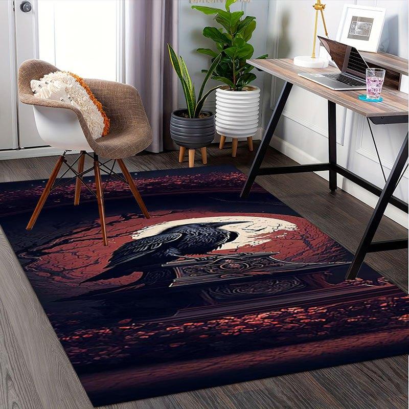 Midnight Raven: Gothic Moonlit Art Print Office Mat Home Decor Office Desk Chair Rugs Chair Carpet for office Chair Mat Gift For Halloween 60cm by 90cm
Midnight Raven: Gothic Moonlit Art Print Office Mat Home Decor Office Desk Chair Rugs Chair Carpet for office Chair Mat Gift For Halloween 60cm by 90cm