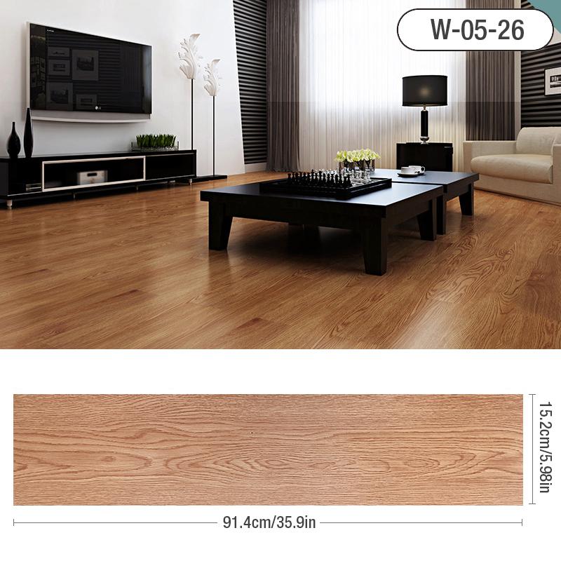Self-adhesive Wood Grain Floor Wall Stickers PVC Wallpaper for Living Room Toilet Kitchen Home Floor Decor Waterproof Sticker (914x152mm) 1 piece
Self-adhesive Wood Grain Floor Wall Stickers PVC Wallpaper for Living Room Toilet Kitchen Home Floor Decor Waterproof Sticker (914x152mm) 1 piece