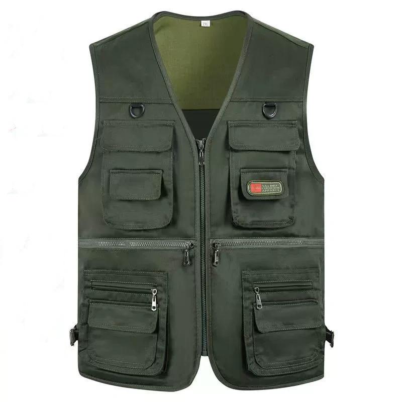 Spring and Autumn Outdoor Multi-pocket Men s Four Seasons Vest Casual Waistcoat Men s Leisure Multi-bag Fishing Photography Vest Work Clothes Vest M зелёный
Spring and Autumn Outdoor Multi-pocket Men s Four Seasons Vest Casual Waistcoat Men s Leisure Multi-bag Fishing Photography Vest Work Clothes Vest M зелёный