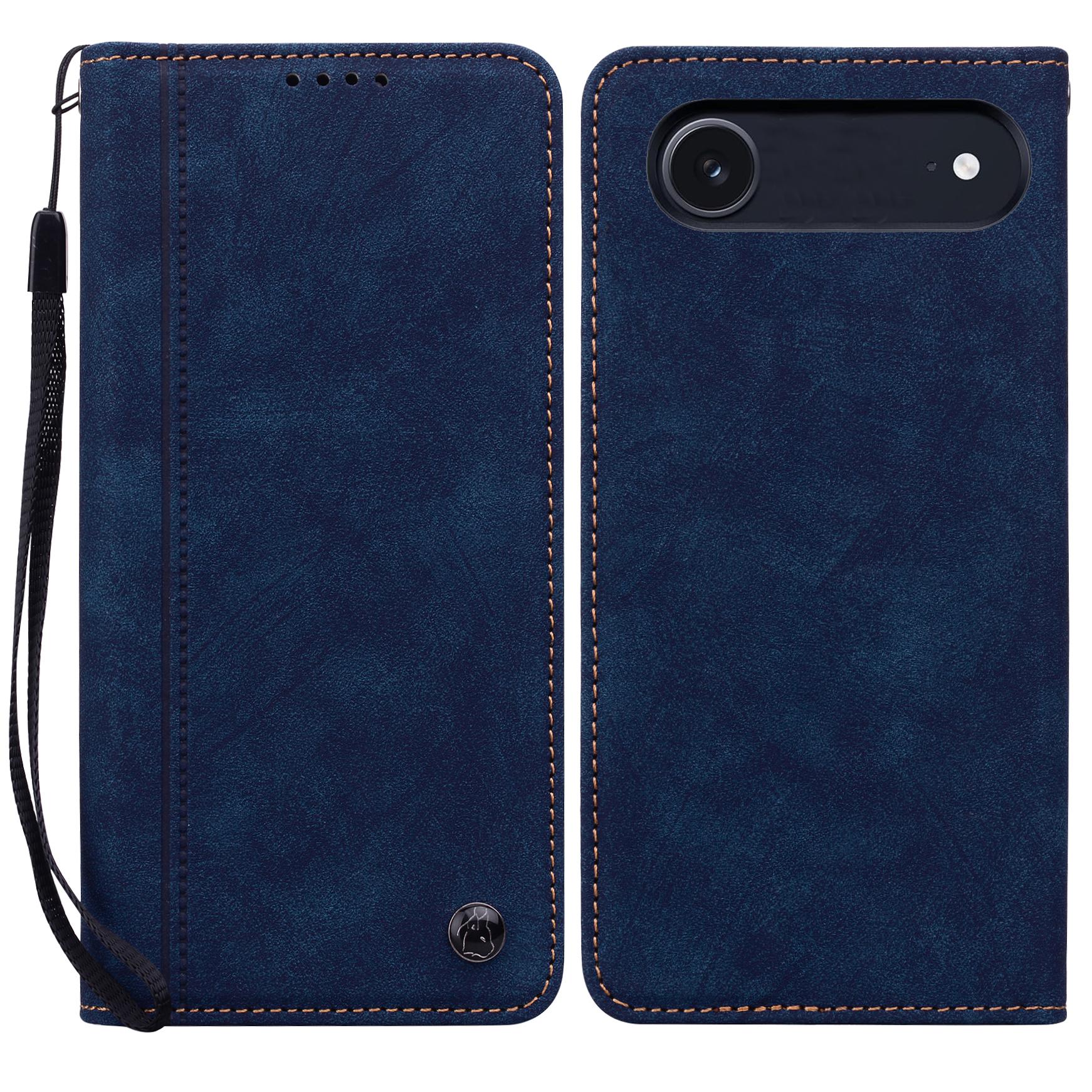 For iPhone 17 Air Case Lines Pattern Wallet Leather Phone Cover with Strap Blue
For iPhone 17 Air Case Lines Pattern Wallet Leather Phone Cover with Strap Blue