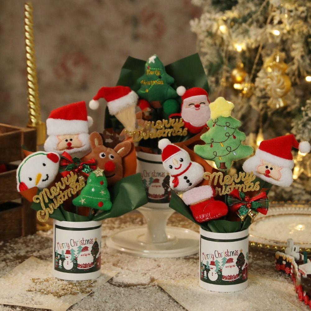 Christmas Tree Bear Christmas Ornaments Cartoon Bear Doll Bouquet Wedding 
Christmas Tree Bear Christmas Ornaments Cartoon Bear Doll Bouquet Wedding