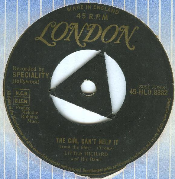 7inch Record LITTLE RICHARD The Girl Cant Help It 45HLO8382 London Records 1958 UK Rock Used
7inch Record LITTLE RICHARD The Girl Cant Help It 45HLO8382 London Records 1958 UK Rock Used