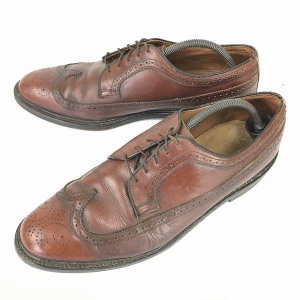 USA 80s-90s Vintage Goodyear Long Wingtip Leather Brown 12/29.0-30.0(USED)
USA 80s-90s Vintage Goodyear Long Wingtip Leather Brown 12/29.0-30.0(USED)