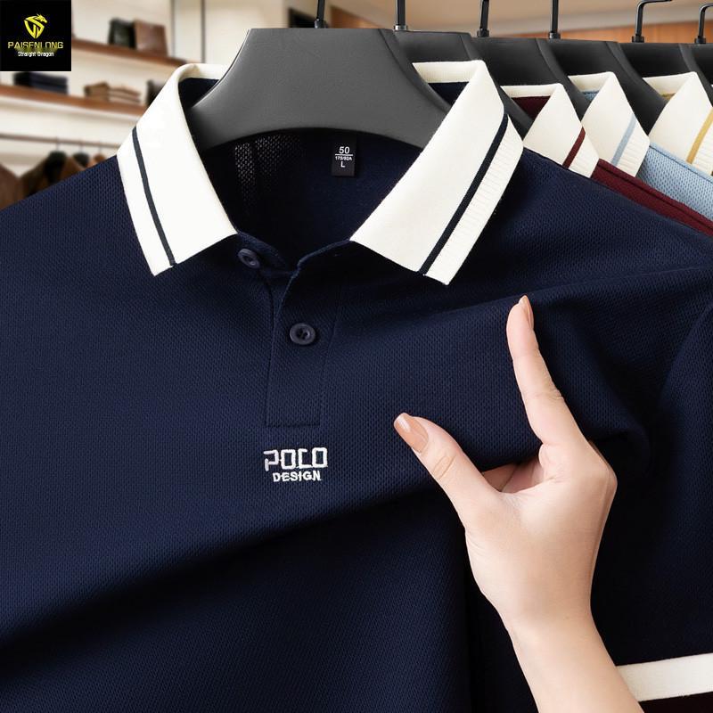 Premium Heavyweight Men s Summer Polo Shirt with Embroidered 60s Double-Sided Mercerized Fabric and Color-Block Collar, Short Sleeve. 4XL Темно-синій
Premium Heavyweight Men s Summer Polo Shirt with Embroidered 60s Double-Sided Mercerized Fabric and Color-Block Collar, Short Sleeve. 4XL Темно-синій