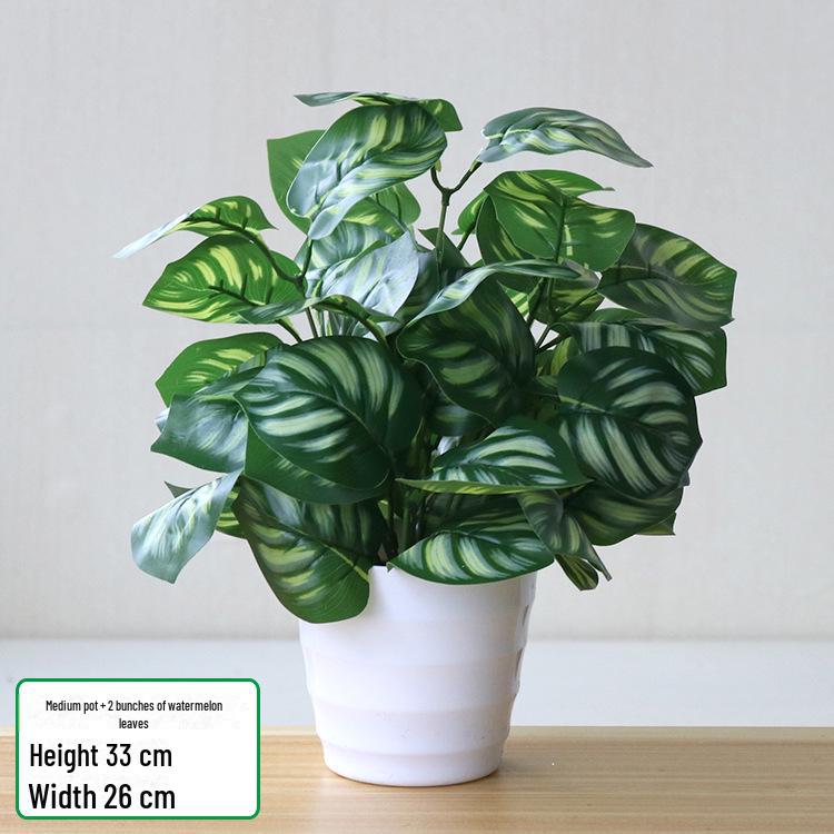 Искусственный зеленый лист редиса в горшке для украшения гостиной и рабочего стола
Искусственный зеленый лист редиса в горшке для украшения гостиной и рабочего стола