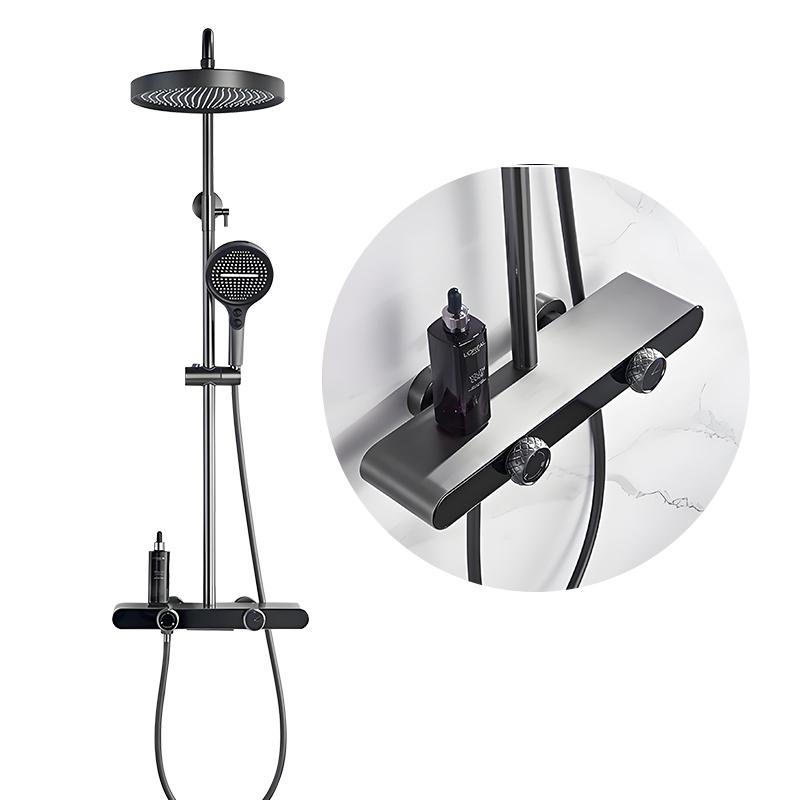 VGX Gold Shower System Set Bathroom Shower Faucet Set 3-way Rainfall Shower Set Shower Mixer Crane with Hand Shower Set White 11 inch
VGX Gold Shower System Set Bathroom Shower Faucet Set 3-way Rainfall Shower Set Shower Mixer Crane with Hand Shower Set White 11 inch