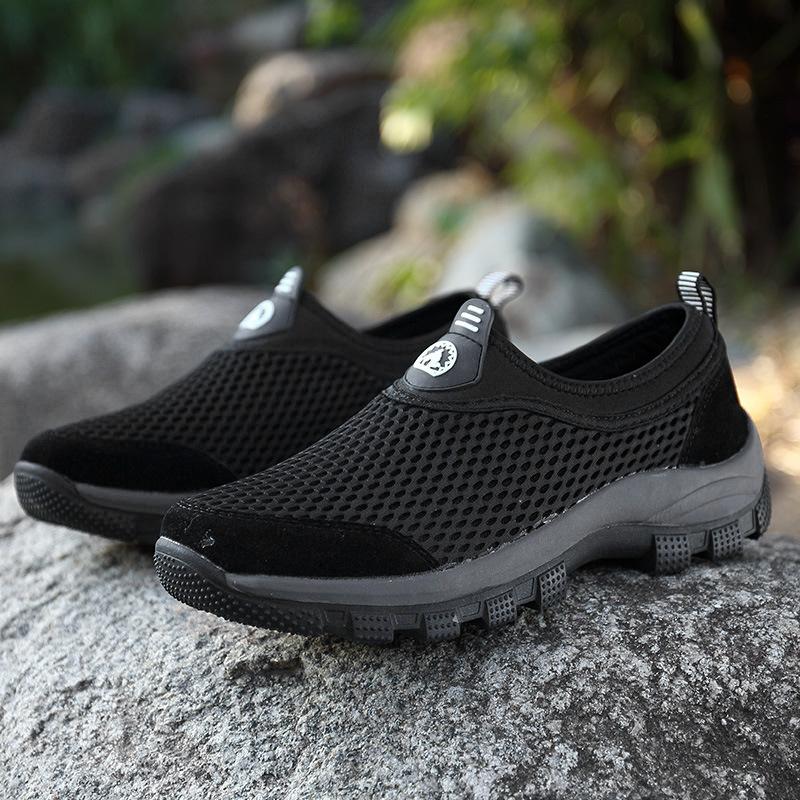 Летняя походная обувь повседневная походная обувь из сетки сетчатая обувь мужская обувь спортивная обувь с одной педалью походная обувь 38 чёрный
Летняя походная обувь повседневная походная обувь из сетки сетчатая обувь мужская обувь спортивная обувь с одной педалью походная обувь 38 чёрный