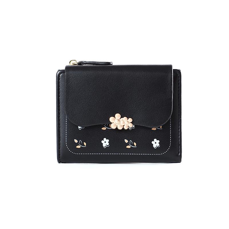 Женский короткий кошелек с принтом 2024 - Простой держатель для карт и кошелек на молнии для монет чёрный
Женский короткий кошелек с принтом 2024 - Простой держатель для карт и кошелек на молнии для монет чёрный