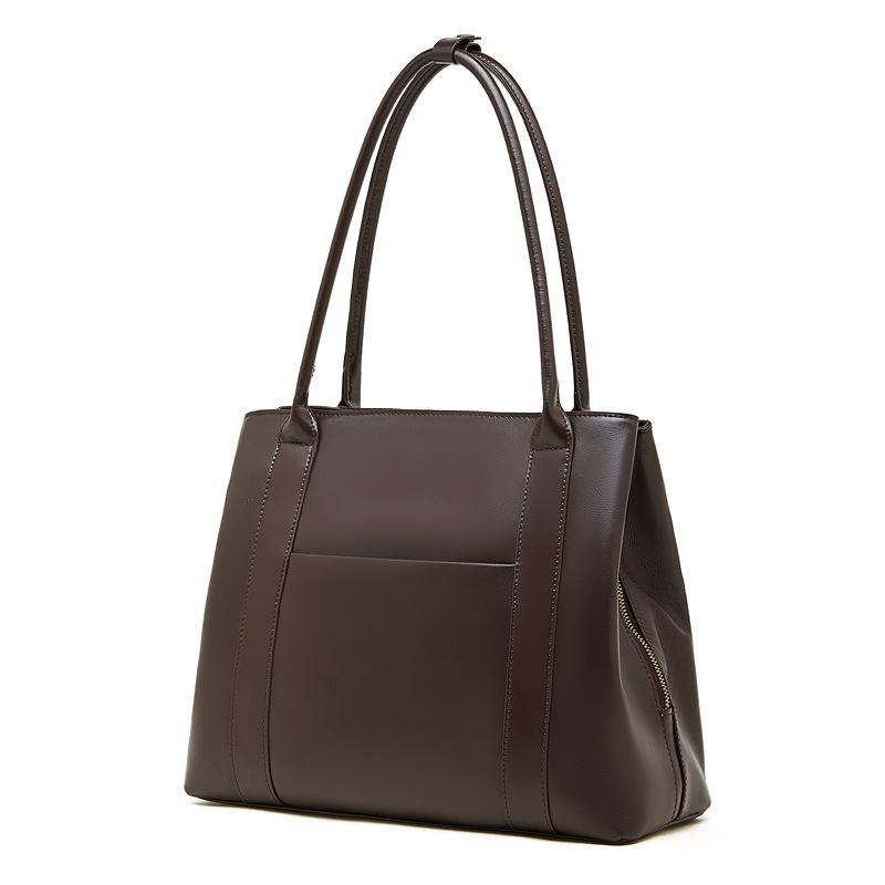 Fashionable Retro Large Capacity Tote Bag - High-end Cross-body Shoulder Bag with Adjustable Strap One Size темно-коричневого кольору
Fashionable Retro Large Capacity Tote Bag - High-end Cross-body Shoulder Bag with Adjustable Strap One Size темно-коричневого кольору
