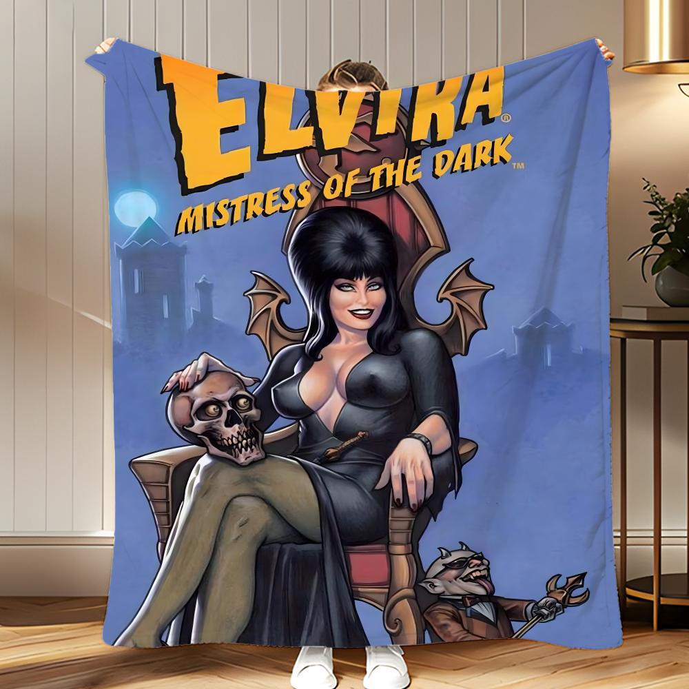 character Elvira Mistress of the Dark Throw Soft Coral Fleece Blanket 310gsm Fluffy Warm Throw for Sofa Bed Couch Bedroom Decor 75x100cm
character Elvira Mistress of the Dark Throw Soft Coral Fleece Blanket 310gsm Fluffy Warm Throw for Sofa Bed Couch Bedroom Decor 75x100cm