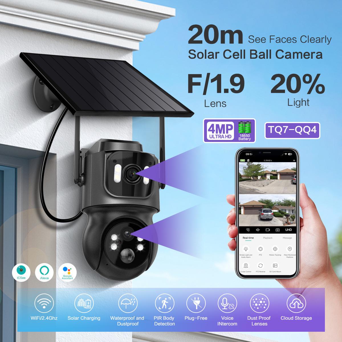 Solar-Powered HD Wireless Camera: No Plug-In Needed, Ultra-Long Standby, Low Power, Perfect for Home or Outdoor Use
Solar-Powered HD Wireless Camera: No Plug-In Needed, Ultra-Long Standby, Low Power, Perfect for Home or Outdoor Use