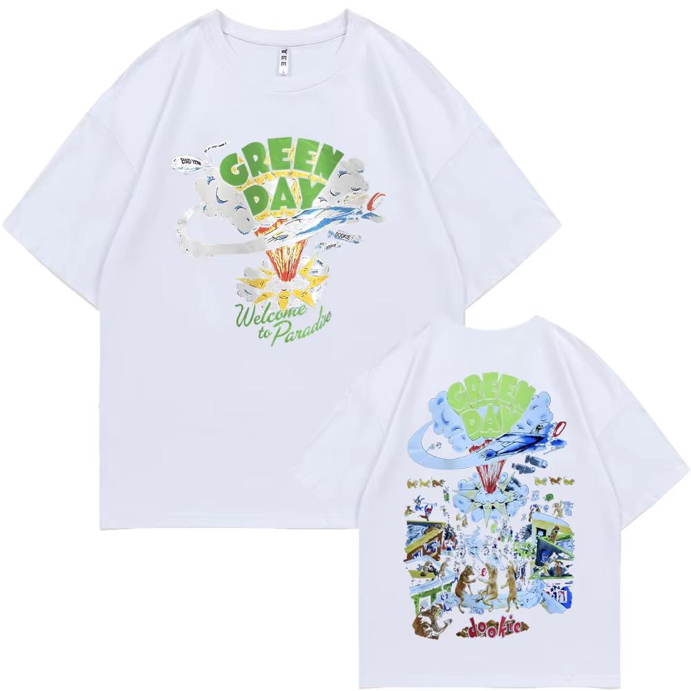 Punk Band Green Day Dookie Tshirt Mens Women Classic Gothic Vintage Rock T Shirts Male Hip Hop Oversized Tshirt 90s Streetwear 2XL
Punk Band Green Day Dookie Tshirt Mens Women Classic Gothic Vintage Rock T Shirts Male Hip Hop Oversized Tshirt 90s Streetwear 2XL
