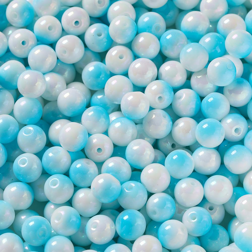 20pcs 8.5mm Gradient Glass Imitation Ceramic Bead Round Spacer Beads for DIY Bracelet Necklace Earring Jewelry Making Supplies синий
20pcs 8.5mm Gradient Glass Imitation Ceramic Bead Round Spacer Beads for DIY Bracelet Necklace Earring Jewelry Making Supplies синий