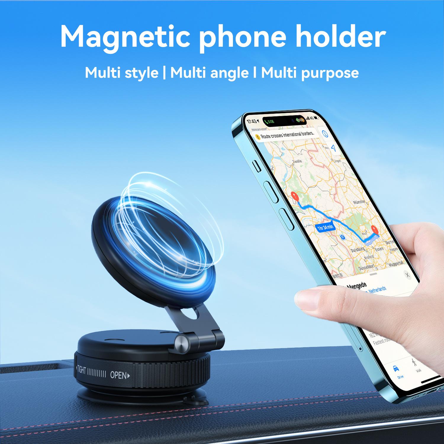 MA-151M Vacuum Suction Cup Mount Foldable Magnetic Phone Holder Retractable Car Cellphone Bracket A
MA-151M Vacuum Suction Cup Mount Foldable Magnetic Phone Holder Retractable Car Cellphone Bracket A