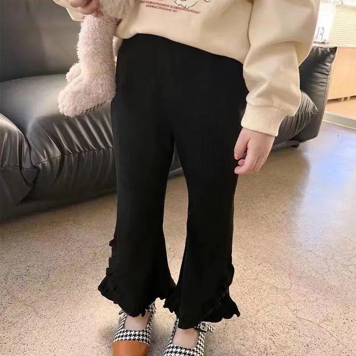 Girls lace flared pants 2026 new spring and summer Korean version of foreign style baby leggings thin versatile pants 130cm чорний
Girls lace flared pants 2026 new spring and summer Korean version of foreign style baby leggings thin versatile pants 130cm чорний