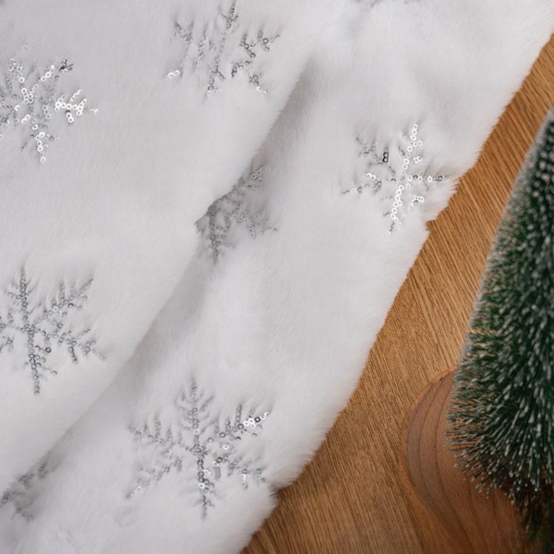 Rabbit Velvet Embroidered Sequin Velvet Fabric White Ground Snow Christmas Tree Dress Decorative Fabric Beautiful Velvet Shining 100x160cm
Rabbit Velvet Embroidered Sequin Velvet Fabric White Ground Snow Christmas Tree Dress Decorative Fabric Beautiful Velvet Shining 100x160cm