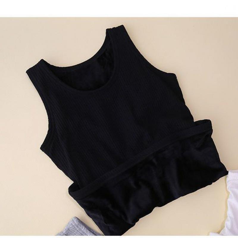 Женский зимний укороченный танк в рубчик на флисовой подкладке: Приталенный крой, круглый вырез, широкие плечи, толстый и теплый базовый слой. One Size (70-110 jin)
Женский зимний укороченный танк в рубчик на флисовой подкладке: Приталенный крой, круглый вырез, широкие плечи, толстый и теплый базовый слой. One Size (70-110 jin)