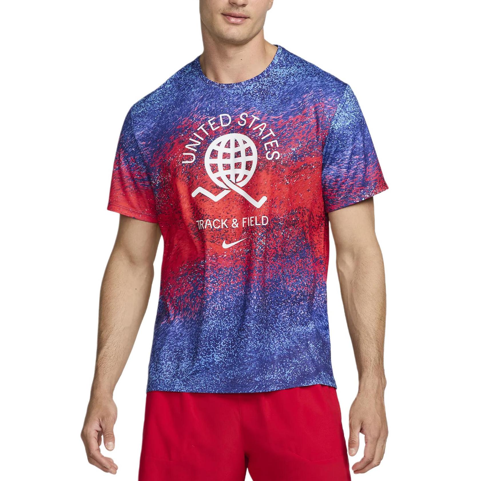 Nike Dri-FIT Short-Sleeve Running Top With Front Print Men Tops Bright-Red FJ3411-635 M
Nike Dri-FIT Short-Sleeve Running Top With Front Print Men Tops Bright-Red FJ3411-635 M