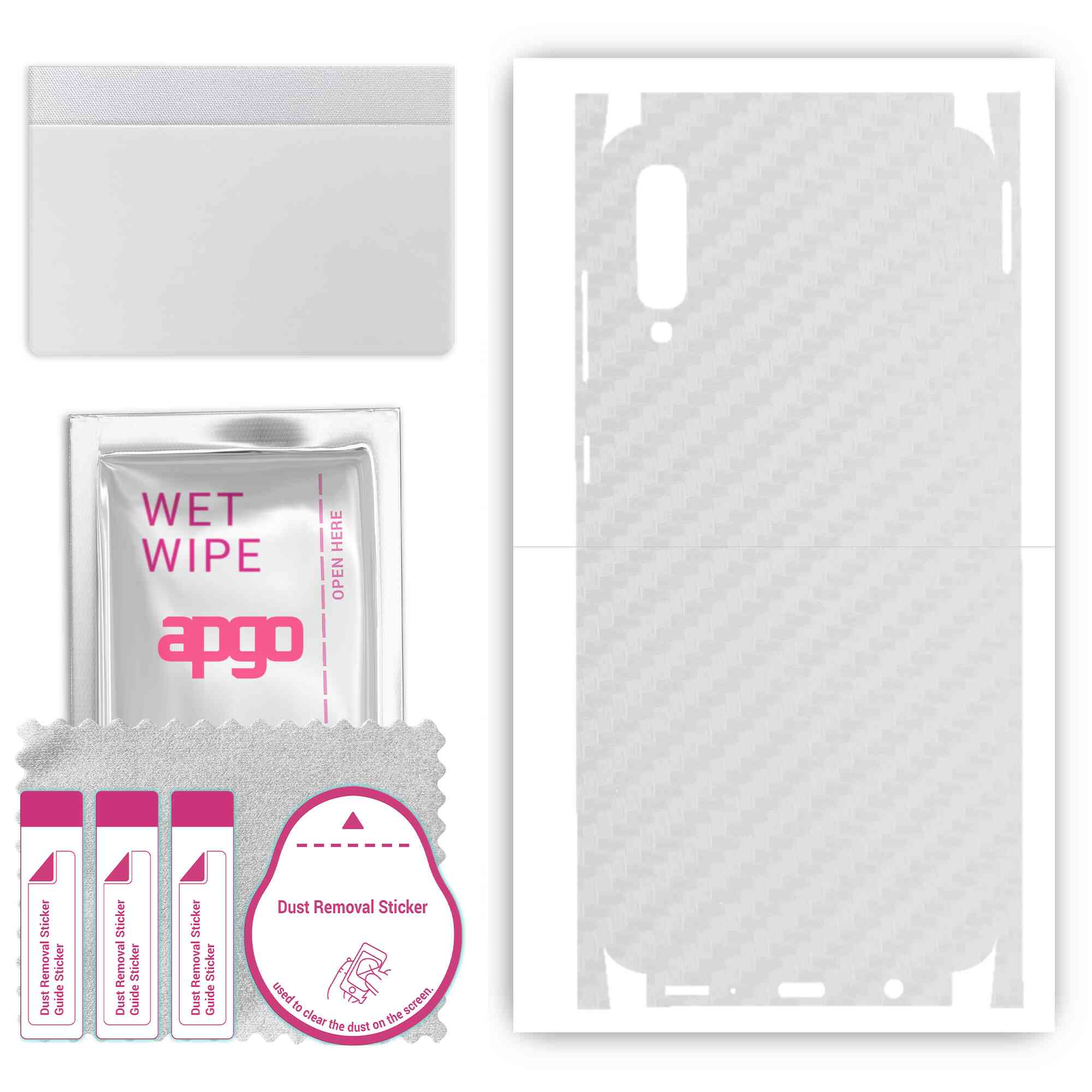 apgo Protective Skin Sticker for the back+sides compatible with Samsung Galaxy A70, Full Wrap Film, Foil, Vinyl - Pattern Transparent Carbon
apgo Protective Skin Sticker for the back+sides compatible with Samsung Galaxy A70, Full Wrap Film, Foil, Vinyl - Pattern Transparent Carbon