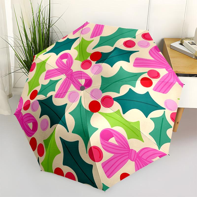 1pc Holly Bows Open/Close Folding Umbrella, All- Portable Umbrella for & Men, Stylish Accessory (Holiday Gift) 8-Rib yy251213118
1pc Holly Bows Open/Close Folding Umbrella, All- Portable Umbrella for & Men, Stylish Accessory (Holiday Gift) 8-Rib yy251213118