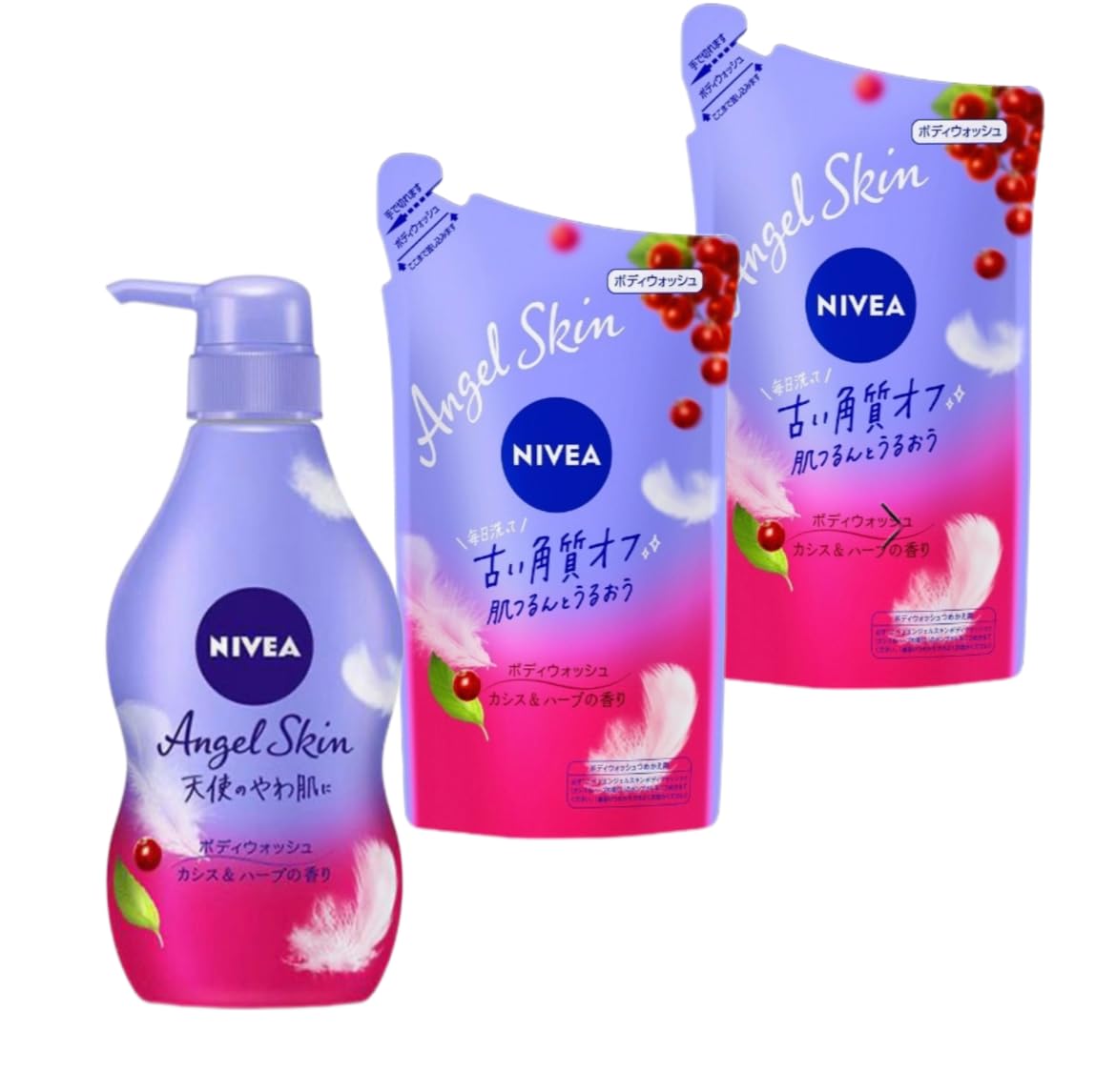 Kao Nivea Angel Skin Body Черная смородина Травы 480мл 360мл Набор из 2 пакетов Мойка и Аромат + Заправка,
Kao Nivea Angel Skin Body Черная смородина Травы 480мл 360мл Набор из 2 пакетов Мойка и Аромат + Заправка,