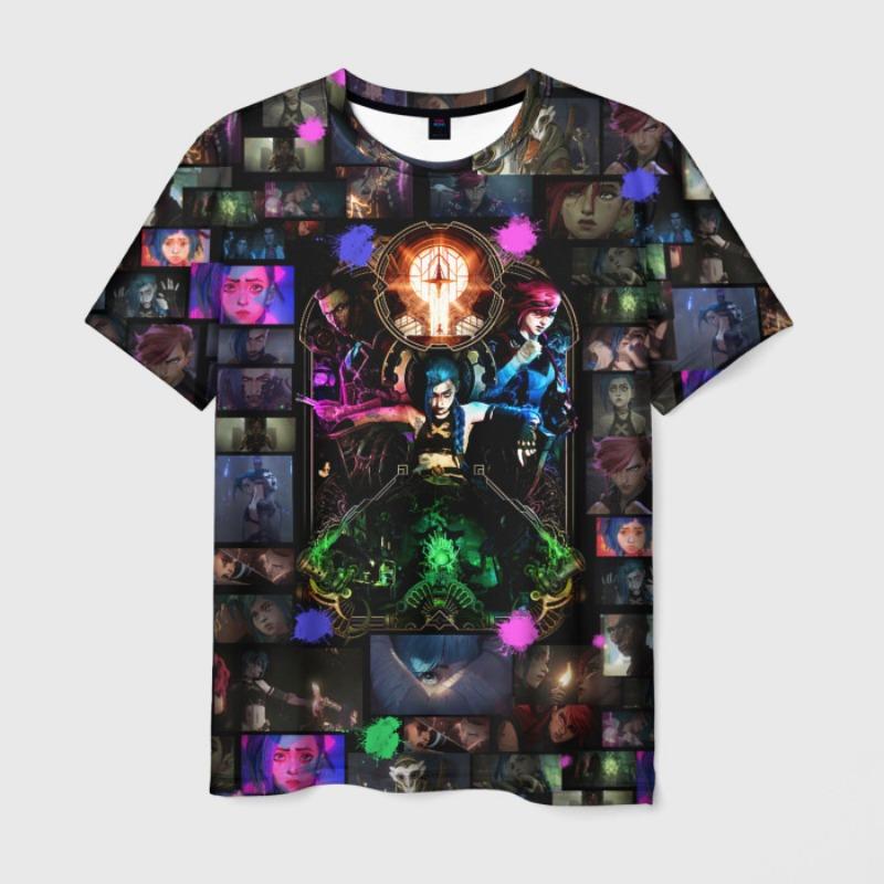 Аніме Arcane League Jinx Graphic 3D Printed T-Shirt Чоловіки Жінки Короткий рукав O-образним вирізом Футболка Casual Harajuku Y2k Верхній одяг 6XL
Аніме Arcane League Jinx Graphic 3D Printed T-Shirt Чоловіки Жінки Короткий рукав O-образним вирізом Футболка Casual Harajuku Y2k Верхній одяг 6XL