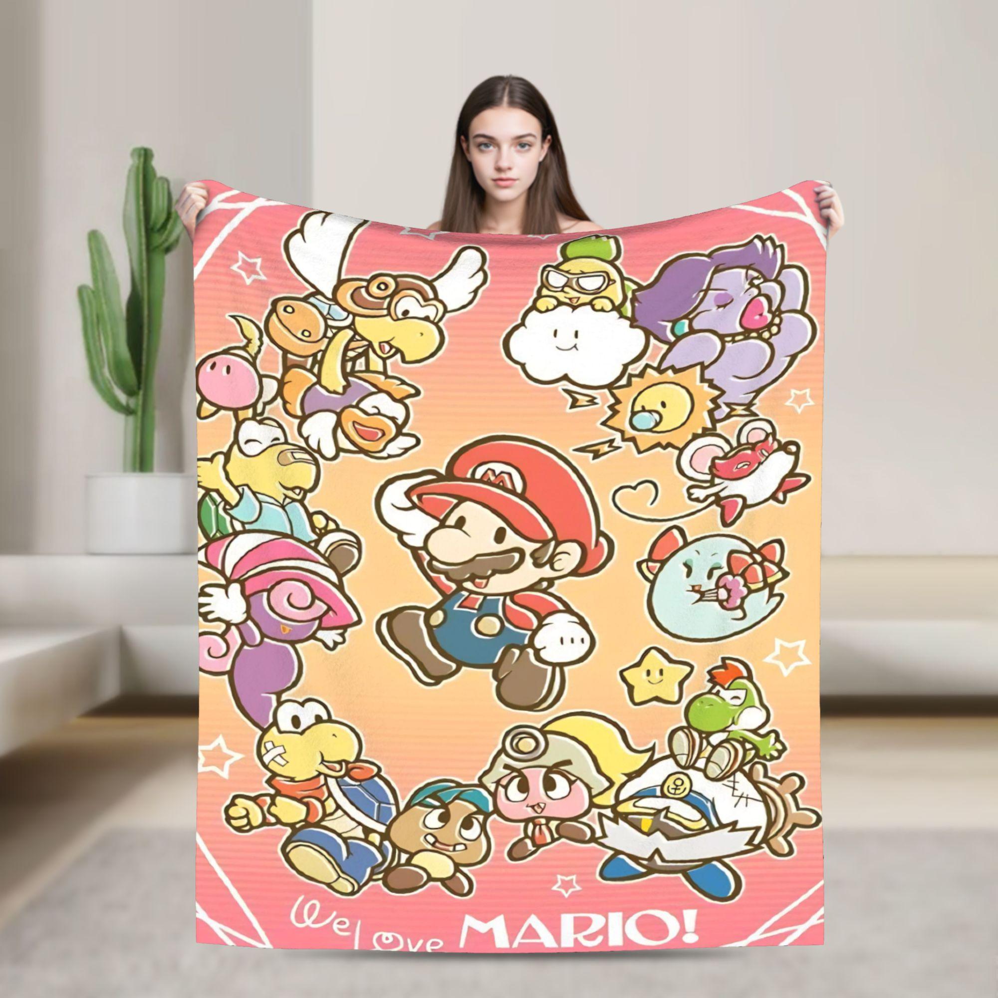 Princess Peach Marios Blankets Fleece Summer Multifunction Lightweight Thin Throw Blankets for Bedding Couch Bedspread 75x90cm
Princess Peach Marios Blankets Fleece Summer Multifunction Lightweight Thin Throw Blankets for Bedding Couch Bedspread 75x90cm