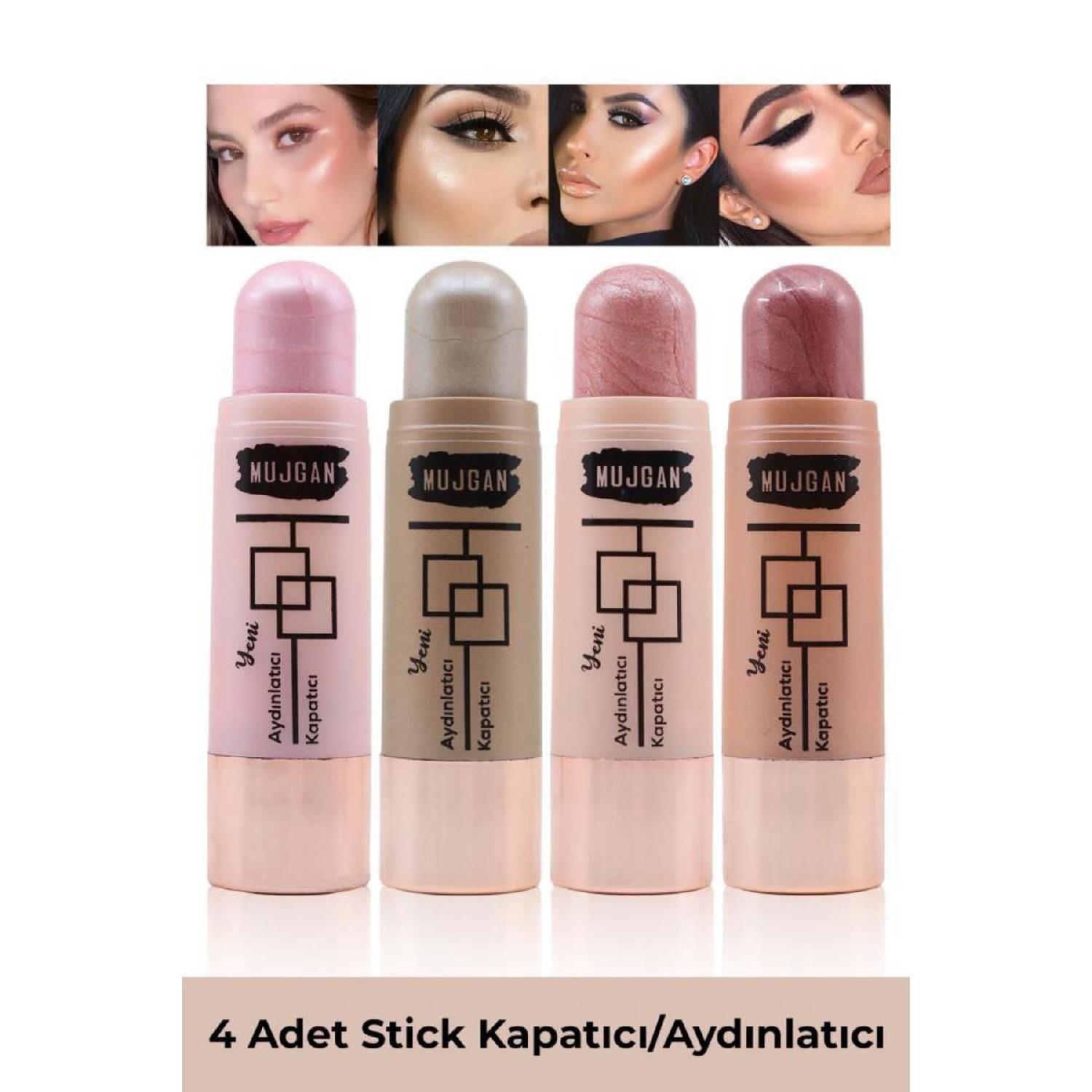 Набор консилеров/осветителей-карандашей, 4 шт. грани розовый
Набор консилеров/осветителей-карандашей, 4 шт. грани розовый