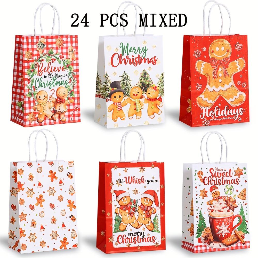 Рождественские пакеты для подарков с пряниками, Праздничные пряничные человечки, Дизайны «С Рождеством», Прочные бумажные пакеты для угощений с ручками, Конфеты, Рождественские подарки, 24 pcs mixed
Рождественские пакеты для подарков с пряниками, Праздничные пряничные человечки, Дизайны «С Рождеством», Прочные бумажные пакеты для угощений с ручками, Конфеты, Рождественские подарки, 24 pcs mixed