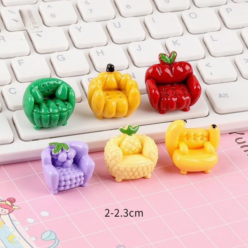6Pcs/set Multicolor Mini Fruit Sofa Miniatures Resin Ornament Diy Fairy Garden Decoration Moss Terrarium Micro Landscape 2-3cm разноцветный
6Pcs/set Multicolor Mini Fruit Sofa Miniatures Resin Ornament Diy Fairy Garden Decoration Moss Terrarium Micro Landscape 2-3cm разноцветный