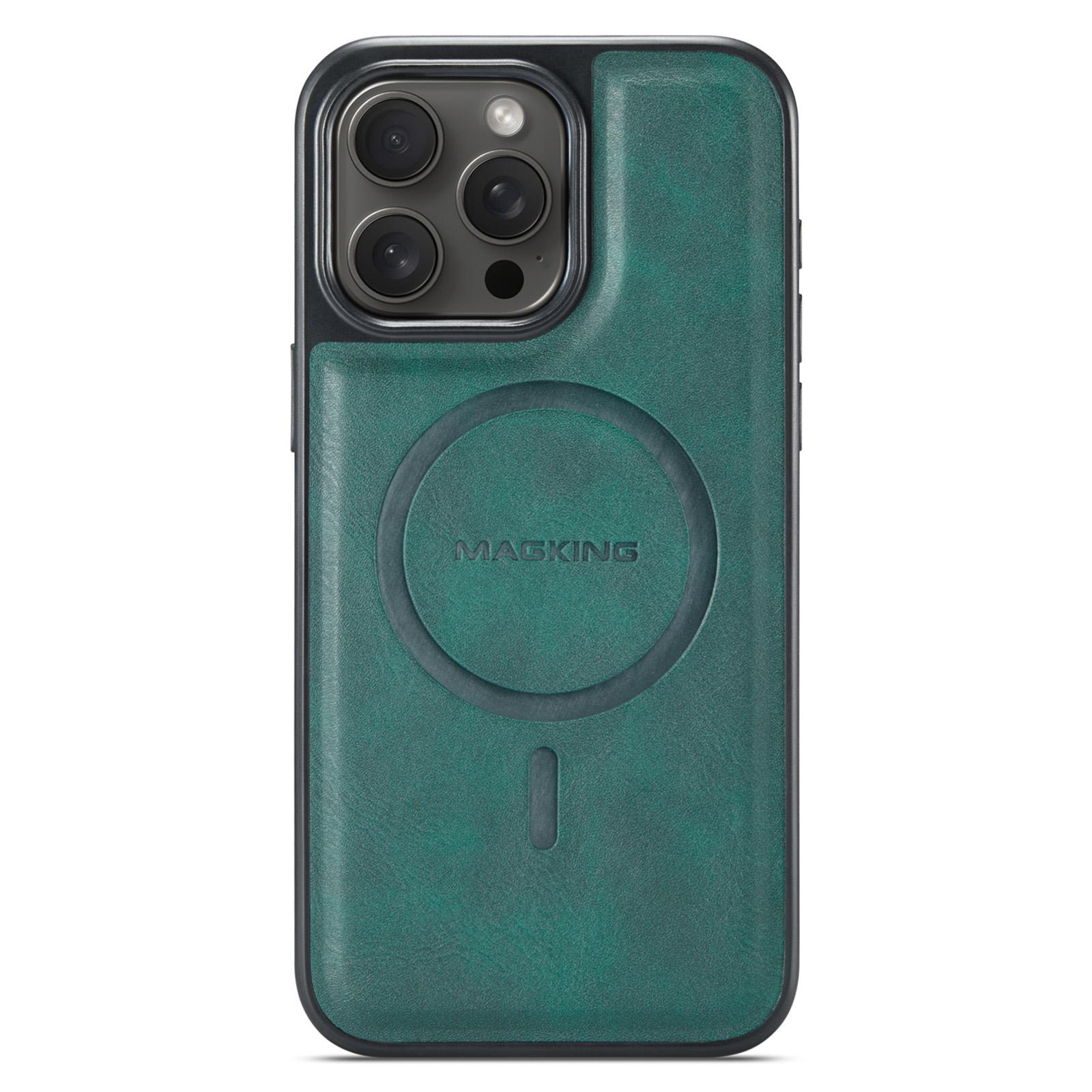 MAGKING K1 Series For iPhone 13 Pro Magnetic Case PC+TPU+PU Leather Shockproof Phone Cover Green
MAGKING K1 Series For iPhone 13 Pro Magnetic Case PC+TPU+PU Leather Shockproof Phone Cover Green