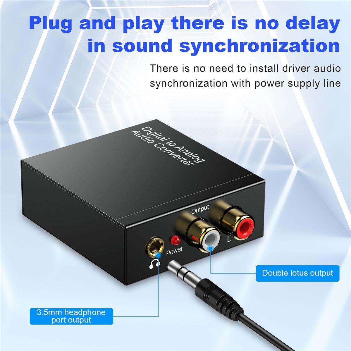 Portable 3.5mm Jack Coaxial Optical Fiber Digital to Analog Audio AUX L/R Converter Digital Audio Decoder Amplifier China Mainland
Portable 3.5mm Jack Coaxial Optical Fiber Digital to Analog Audio AUX L/R Converter Digital Audio Decoder Amplifier China Mainland