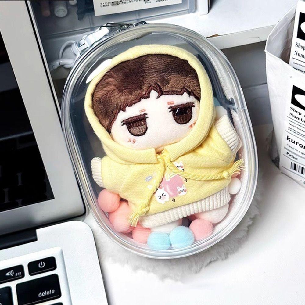 PVC Doll Protective Bag Transparent Mystery Box Portable Cable Organizer Box purple-Empty bag
PVC Doll Protective Bag Transparent Mystery Box Portable Cable Organizer Box purple-Empty bag