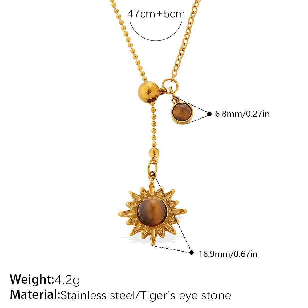 European and American Fashion Trend Dolphin Sun Flower Collarbone Chain Simple Niche Retro Necklace 2026 45CM
European and American Fashion Trend Dolphin Sun Flower Collarbone Chain Simple Niche Retro Necklace 2026 45CM