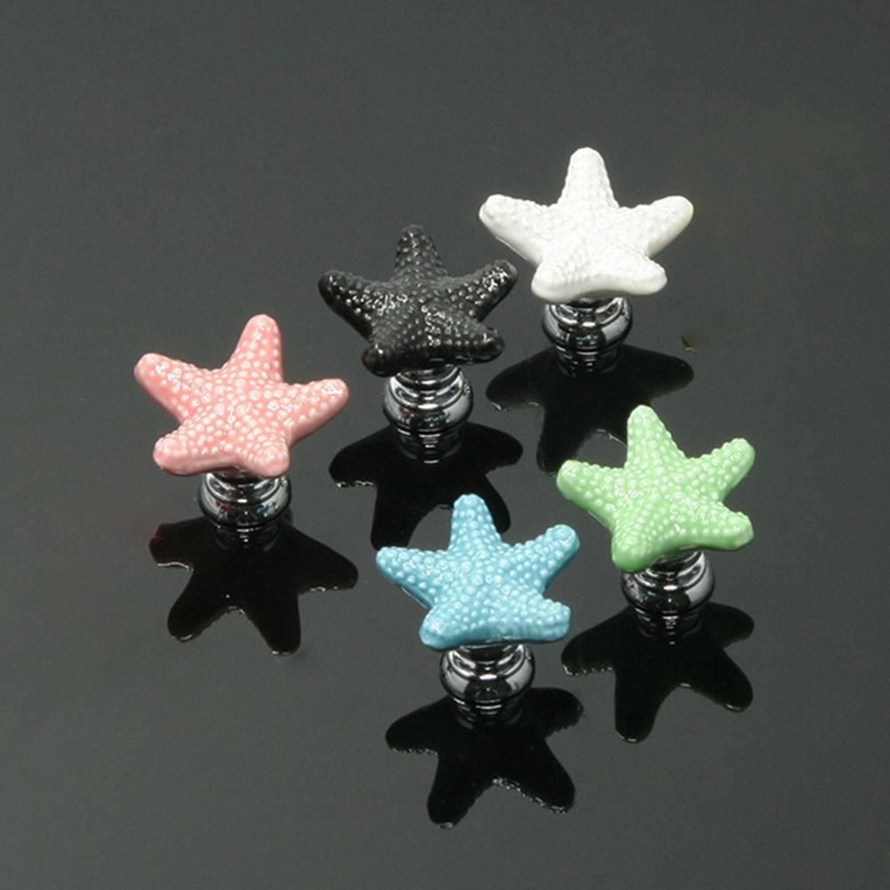 Multicolor Starfish Ceramic Desk Drawer Knobs Cartoon Cabinet Pulls Furniture Hardware style 6
Multicolor Starfish Ceramic Desk Drawer Knobs Cartoon Cabinet Pulls Furniture Hardware style 6