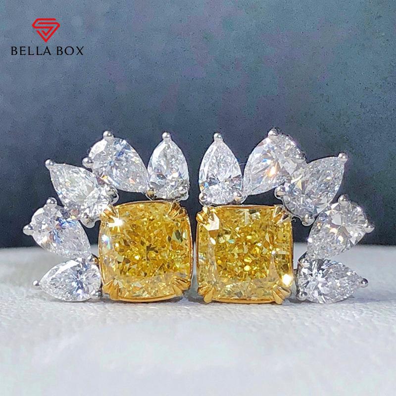 BELLA BOX Роскошные квадратные желтые серьги-гвоздики с фианитом для женщин, яркие аксессуары, милые женские серьги, вечерние модные украшения
BELLA BOX Роскошные квадратные желтые серьги-гвоздики с фианитом для женщин, яркие аксессуары, милые женские серьги, вечерние модные украшения