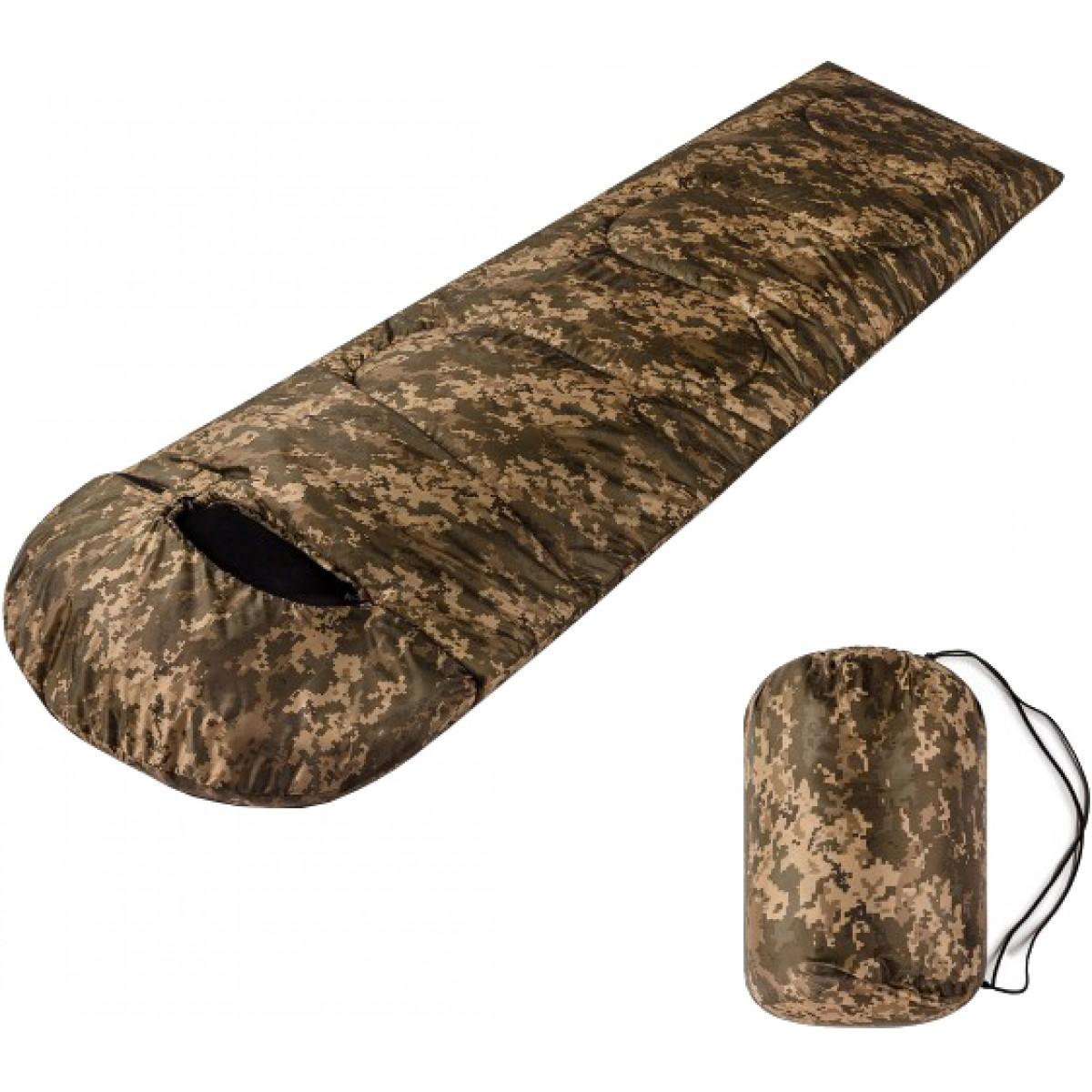 Спальний мішок PERTO Winter+ з капюшоном Піксель
Спальний мішок PERTO Winter+ з капюшоном Піксель