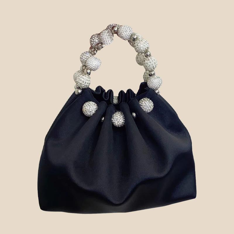 Versatile Ladies Shoulder Bag, New Chinese Bead Handbag, High-end Pleated Bucket Bag, Velvet Crossbody Bag шампанского
Versatile Ladies Shoulder Bag, New Chinese Bead Handbag, High-end Pleated Bucket Bag, Velvet Crossbody Bag шампанского