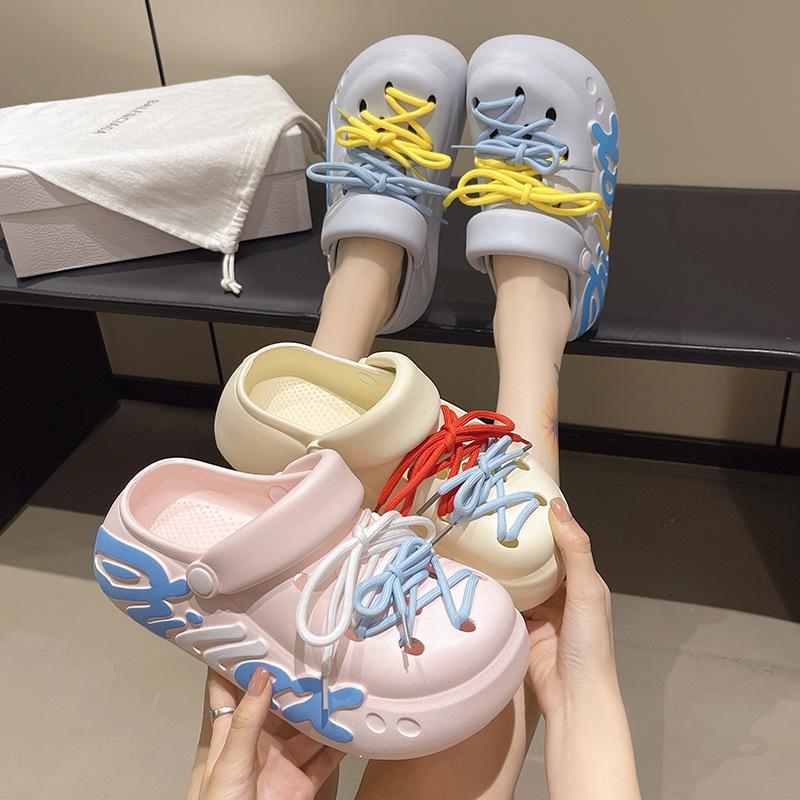 Cartoon letter hole slippers women s summer wear spring 2025 new seaside thick-bottomed cool slippers 39/40 бежевий
Cartoon letter hole slippers women s summer wear spring 2025 new seaside thick-bottomed cool slippers 39/40 бежевий