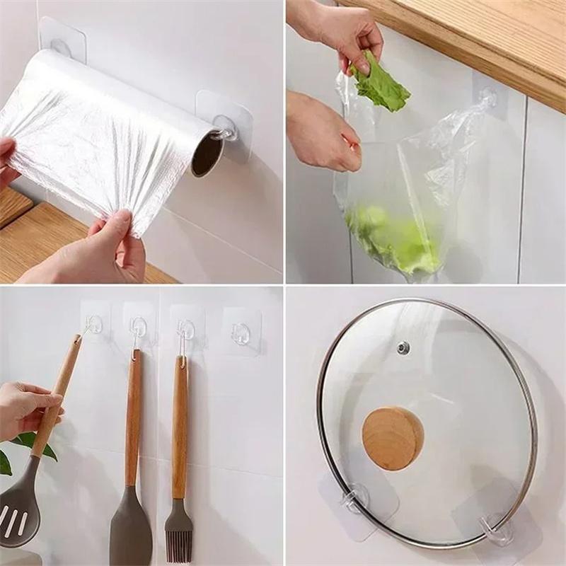 10Pcs Transparent Self Adhesive Hooks Door Wall Mounted Hanger Hook Suction Heavy Load Rack Kitchen Bathroom Organizer Holder
10Pcs Transparent Self Adhesive Hooks Door Wall Mounted Hanger Hook Suction Heavy Load Rack Kitchen Bathroom Organizer Holder