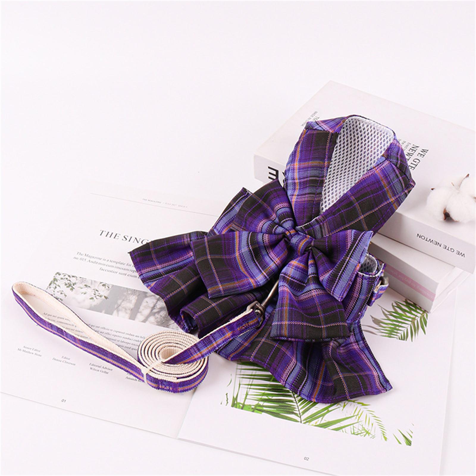 Клетчатое платье для собак с галстуком-бабочкой, поводок для маленьких собак и кошек, одежда для щенков, одежда для чихуахуа-йорков, одежда для домашних животных XS фиолетовый
Клетчатое платье для собак с галстуком-бабочкой, поводок для маленьких собак и кошек, одежда для щенков, одежда для чихуахуа-йорков, одежда для домашних животных XS фиолетовый