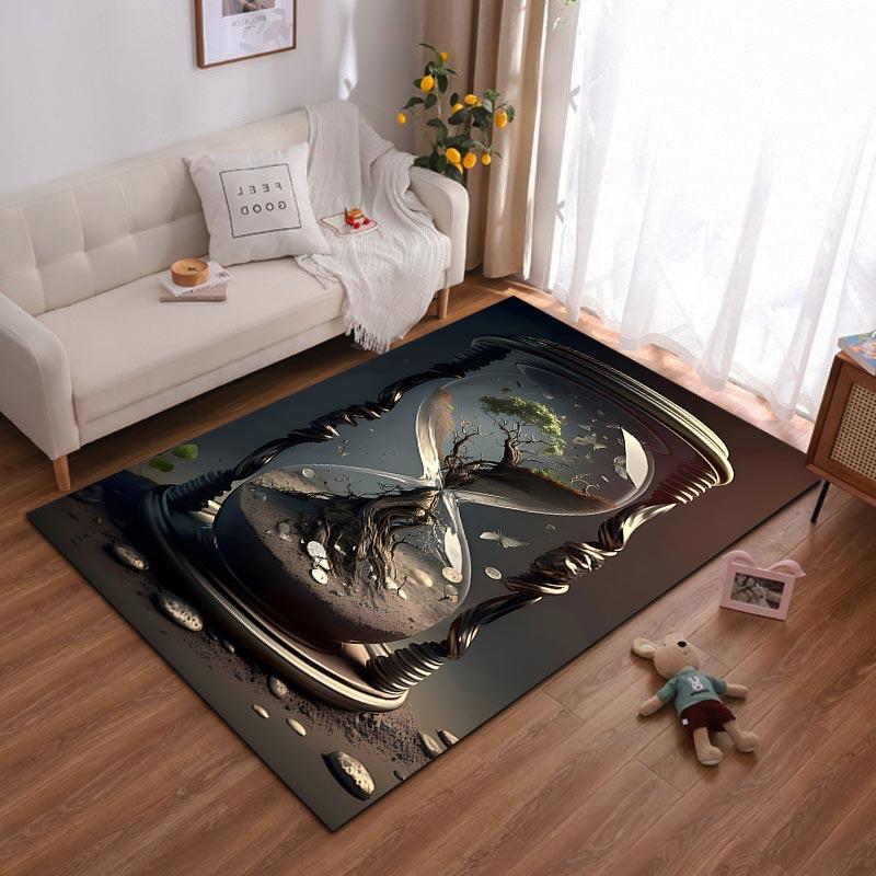 Fantasy Hourglass Design Carpet with Tree and Floating Sand Art Suitable for use as an anti-slip for living room bedroom sofas 40x60cm( 15x23in )
Fantasy Hourglass Design Carpet with Tree and Floating Sand Art Suitable for use as an anti-slip for living room bedroom sofas 40x60cm( 15x23in )
