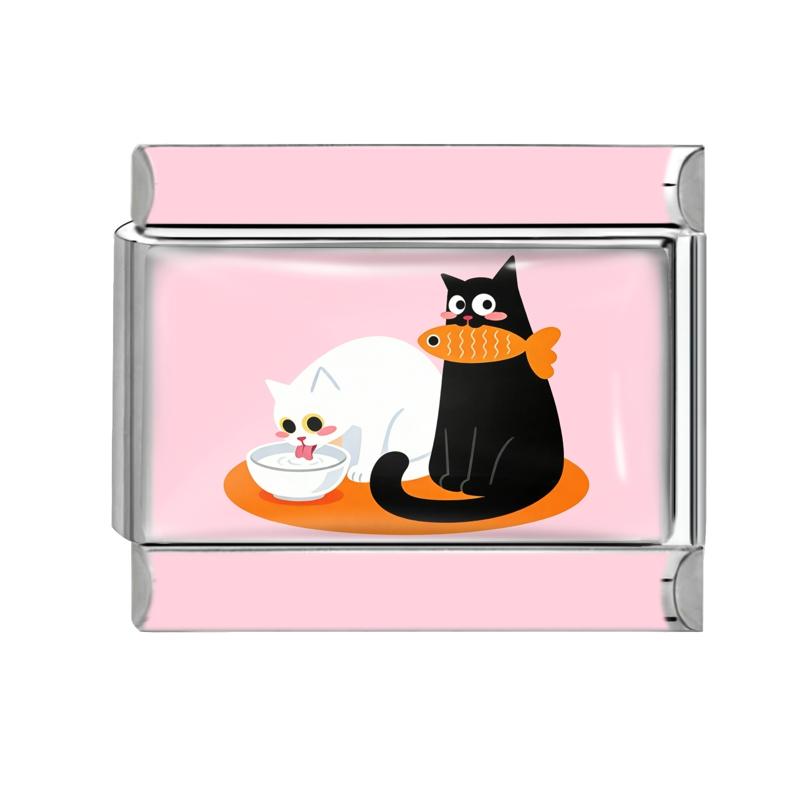 Cute Animal Series Cat Rabbit Dog Dolphin Charm Links Fit 9mm Stainless Steel Bracelet Women Men DIY Making Valentine s Day Gift
Cute Animal Series Cat Rabbit Dog Dolphin Charm Links Fit 9mm Stainless Steel Bracelet Women Men DIY Making Valentine s Day Gift