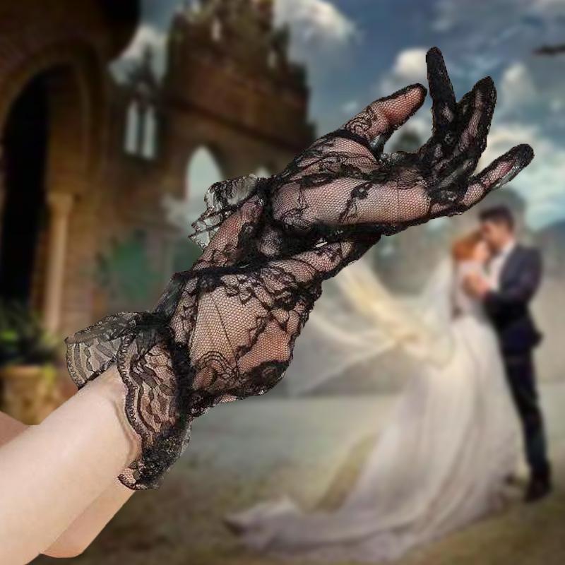 1 Pair Retro Sexy Wedding Floral Pattern Gloves Lace Bridal Beautiful Breathable Elastic Elegant
1 Pair Retro Sexy Wedding Floral Pattern Gloves Lace Bridal Beautiful Breathable Elastic Elegant