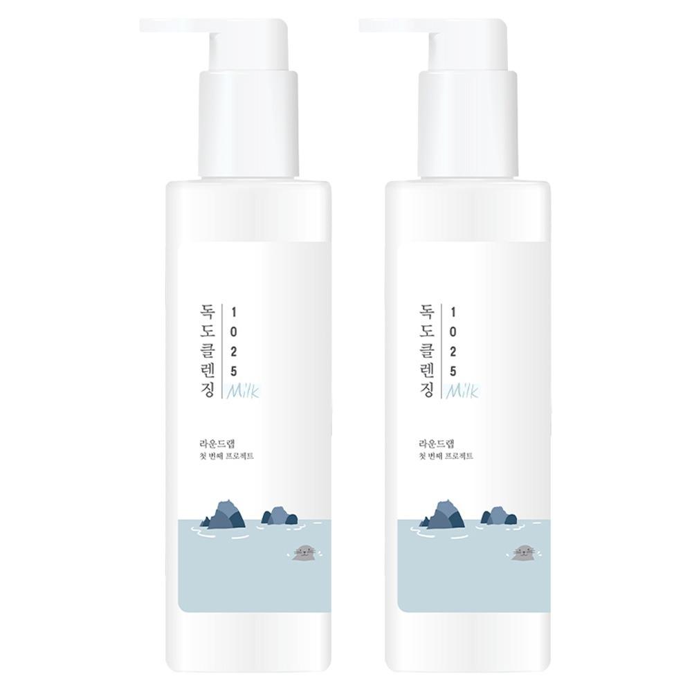 Round Lab 1025 Dokdo Cleansing Milk, Gentle Hydrating Facial Cleanser & Makeup Remover, 200ml x 2 Packs
Round Lab 1025 Dokdo Cleansing Milk, Gentle Hydrating Facial Cleanser & Makeup Remover, 200ml x 2 Packs